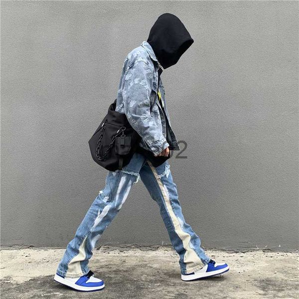 men's jeans icclek high street washed jeans distressed stitching jeans men's straight loose pants baggy jeans straight leg jeans x, Blue
men's jeans icclek high street washed jeans distressed stitching jeans men's straight loose pants baggy jeans straight leg jeans x, Blue