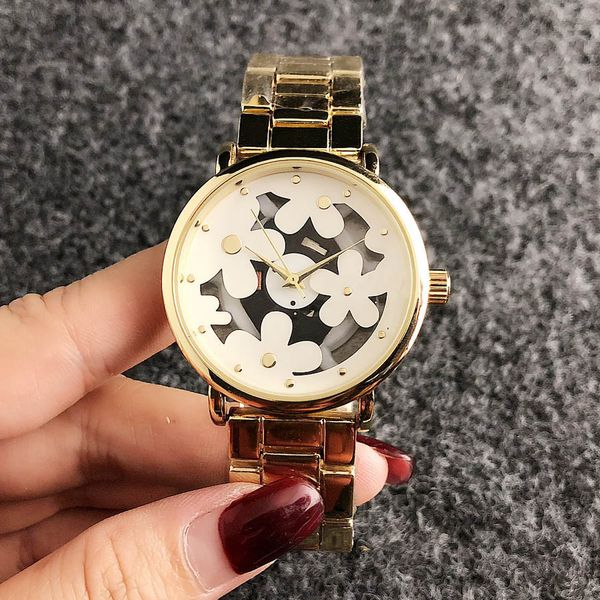 fashion flower design watches women's watches steel quartz wrist watch, Slivery;brown
fashion flower design watches women's watches steel quartz wrist watch, Slivery;brown
