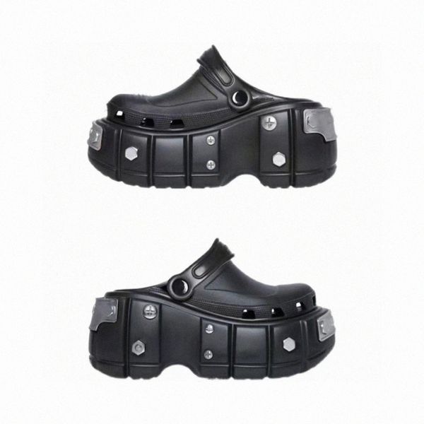 punk style slippers men women triple s flip flops hardcroc beach pool slides sandals rubber rivet slide casual shoes water walke u4ro#, Black
punk style slippers men women triple s flip flops hardcroc beach pool slides sandals rubber rivet slide casual shoes water walke u4ro#, Black