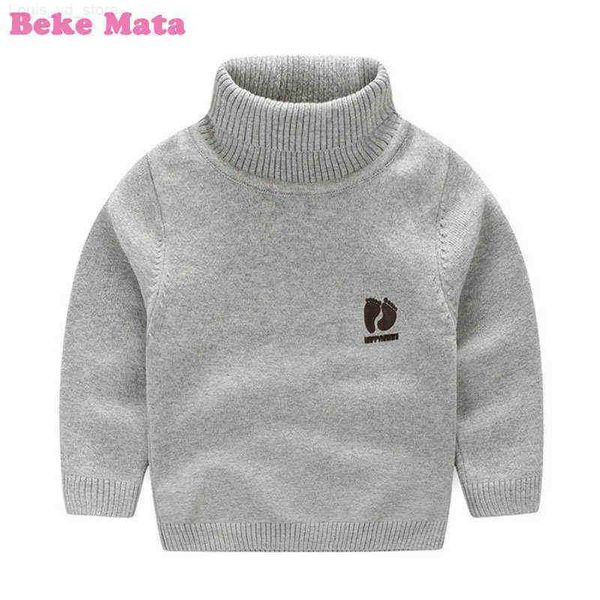 pullover kids boys winter 2022 casual knitted turtleneck for girls warm thicken cotton boy sweaters children clothing 0913 l230710, Blue
pullover kids boys winter 2022 casual knitted turtleneck for girls warm thicken cotton boy sweaters children clothing 0913 l230710, Blue