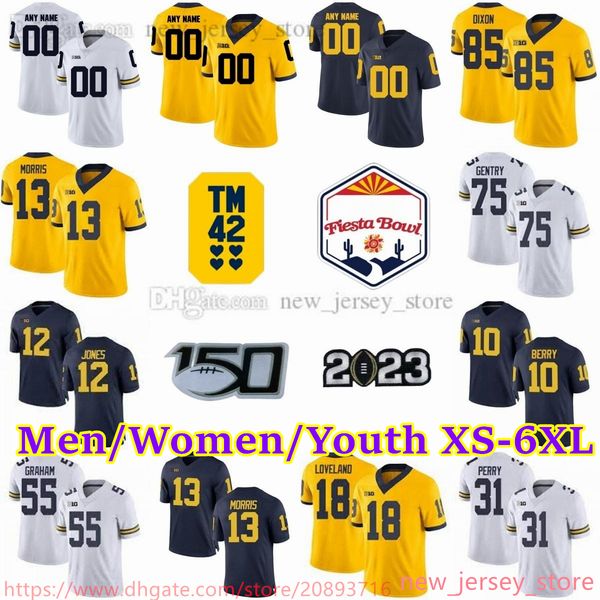 2023 custom ncaa michigan wolverines football jersey 97 aidan hutchinson 22 tavierre dunlap 15 chase winovich 42 trevor andrews jaden mcburr, Black
2023 custom ncaa michigan wolverines football jersey 97 aidan hutchinson 22 tavierre dunlap 15 chase winovich 42 trevor andrews jaden mcburr, Black