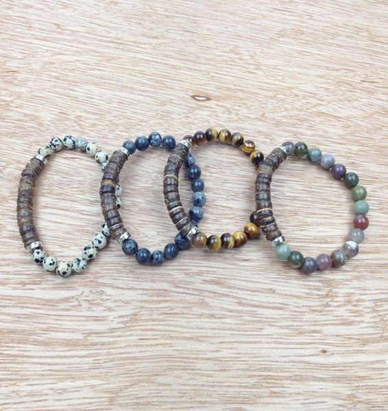 sn0627 coconut shell bracelet tiger eye stone bracelet design chakra bracelet jewelry 6307214, Black
sn0627 coconut shell bracelet tiger eye stone bracelet design chakra bracelet jewelry 6307214, Black