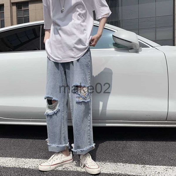 men's jeans 2023 spring and summer new men's torn jeans street hiphop loose wide leg pants thin fur pants brand men's clothin, Blue
men's jeans 2023 spring and summer new men's torn jeans street hiphop loose wide leg pants thin fur pants brand men's clothin, Blue