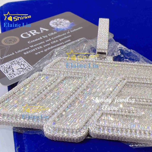 hip hop jewelry 925 sterling silver luxury letter iced out custom vvs moissanite diamond pendant
hip hop jewelry 925 sterling silver luxury letter iced out custom vvs moissanite diamond pendant