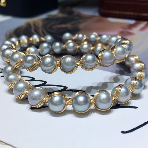 chain natural pearl bracelet women classic freshwater pearls charm bangle jewelry gift 230710, Black
chain natural pearl bracelet women classic freshwater pearls charm bangle jewelry gift 230710, Black