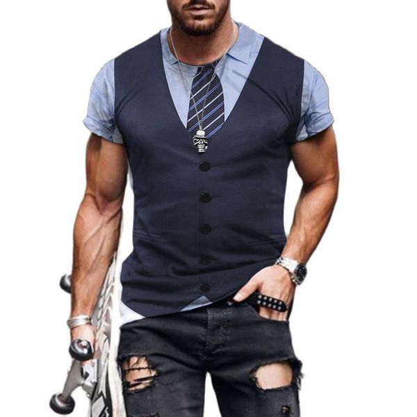 men's t-shirts summer funny fake suit jacket 3d print men's t-shirts fashion trendy casual sweatshirt boy personalized casual shor, White;black
men's t-shirts summer funny fake suit jacket 3d print men's t-shirts fashion trendy casual sweatshirt boy personalized casual shor, White;black