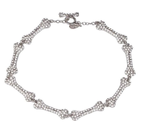 eightsection bone necklace full of diamonds flashing diamonds fivesection bone saturn necklace european and american punk3491885, Silver
eightsection bone necklace full of diamonds flashing diamonds fivesection bone saturn necklace european and american punk3491885, Silver