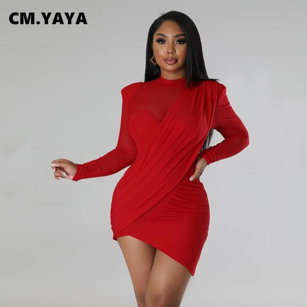 jeans cm.yaya women mesh patchwork long sleeve oneck tshirt ruched up irregular bodycon midi dress 2023 evening dresses vestido, Blue
jeans cm.yaya women mesh patchwork long sleeve oneck tshirt ruched up irregular bodycon midi dress 2023 evening dresses vestido, Blue