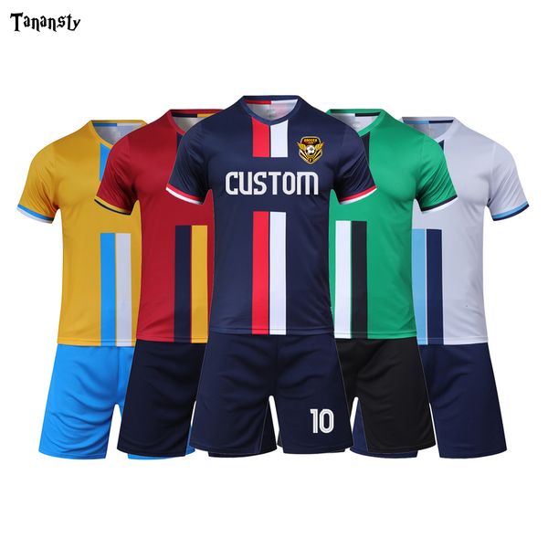 jerseys men kids football jersey set custom sublimation blanks team club soccer training uniforms summer shirt shorts outfit clothes 230710
jerseys men kids football jersey set custom sublimation blanks team club soccer training uniforms summer shirt shorts outfit clothes 230710