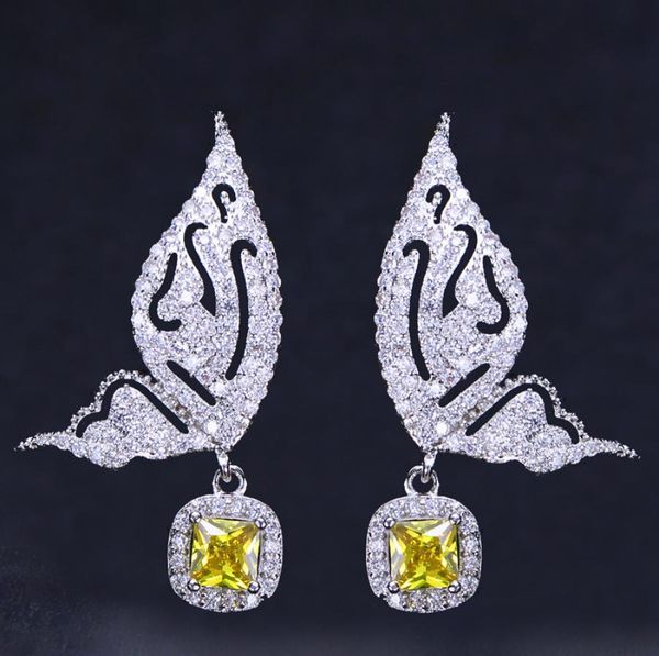fashion butterfly earrings jewelry charm designer earrings bride wedding 925 sterling silver post yellow blue aaa cubic zirconia c4452152, Golden
fashion butterfly earrings jewelry charm designer earrings bride wedding 925 sterling silver post yellow blue aaa cubic zirconia c4452152, Golden