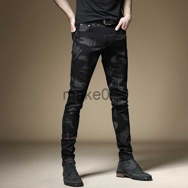 men's jeans new european and american style men's male black jeans slim trend print pants hiphop summer casual denim trousers x071, Blue
men's jeans new european and american style men's male black jeans slim trend print pants hiphop summer casual denim trousers x071, Blue
