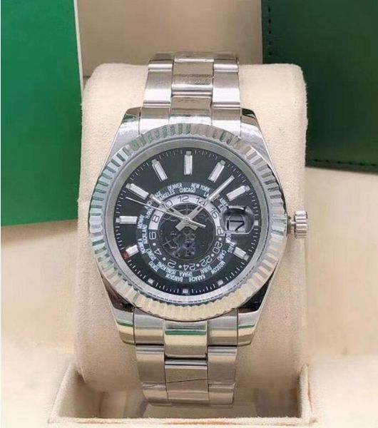 42mm men's automatic mechanical watch mens watches men stainless steel folding buckle sport waterproof business wristwatch man wristwat, Slivery;brown
42mm men's automatic mechanical watch mens watches men stainless steel folding buckle sport waterproof business wristwatch man wristwat, Slivery;brown