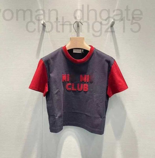 women's t-shirt designer designer 23 early spring new sticker embroidery plain contrast short knitted round neck sleeve t-shirt women s, White
women's t-shirt designer designer 23 early spring new sticker embroidery plain contrast short knitted round neck sleeve t-shirt women s, White