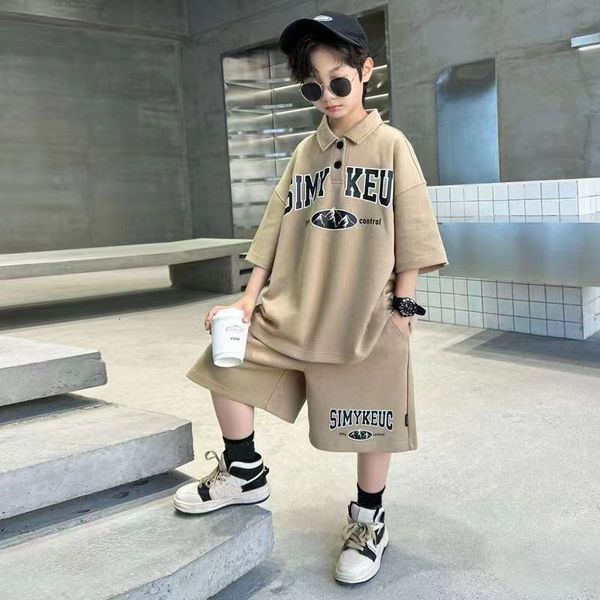 jerseys boys girls summer suit kids short sleeve t-shirt pants 2piece sets big child loose sportswear clothes 6 8 10 12 14 16 230710
jerseys boys girls summer suit kids short sleeve t-shirt pants 2piece sets big child loose sportswear clothes 6 8 10 12 14 16 230710