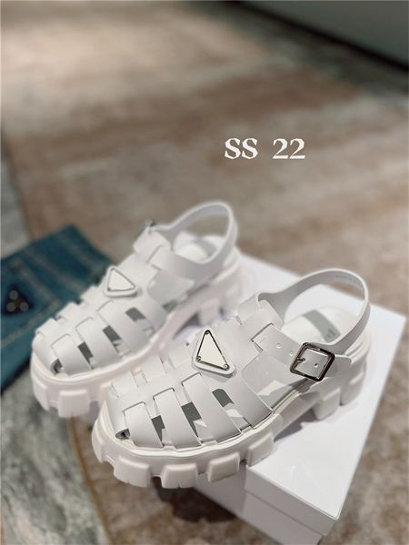 designer luxury women's logo icon rubber soft cage white platform sandal sandals shoes with box, Black
designer luxury women's logo icon rubber soft cage white platform sandal sandals shoes with box, Black