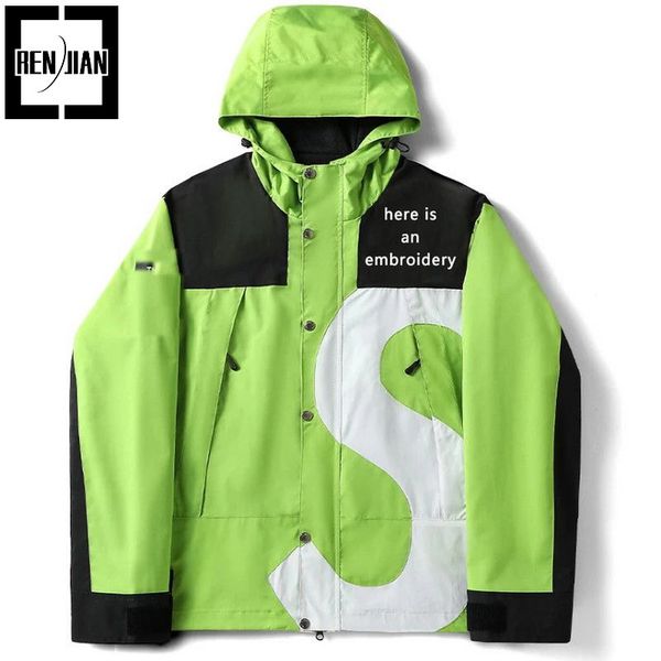 mens jackets fashion outdoor jacket designer hiking climbing trekking coat hooded mountain outerwear for couples patchwork 230710, Black;brown
mens jackets fashion outdoor jacket designer hiking climbing trekking coat hooded mountain outerwear for couples patchwork 230710, Black;brown