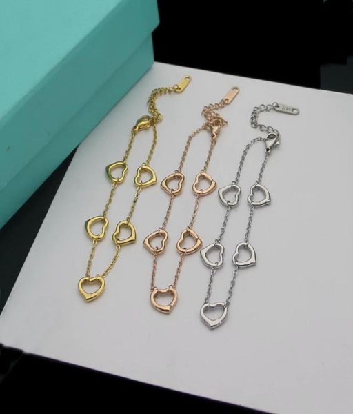 europe america fashion style lady women titanium steel chain bracelet with hollow out t initials five heart pendant 3 color4926031, Black
europe america fashion style lady women titanium steel chain bracelet with hollow out t initials five heart pendant 3 color4926031, Black