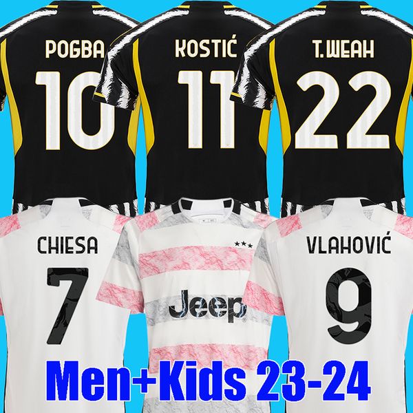 juventu 23 24 soccer jerseys home timothy weah chiesa vlahovic pogba 2023 2024 away retro football shirts men kids kits fan player, Black;yellow
juventu 23 24 soccer jerseys home timothy weah chiesa vlahovic pogba 2023 2024 away retro football shirts men kids kits fan player, Black;yellow