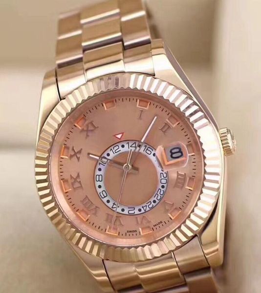 16 style watches 42mm sky-dweller gmt workin 326938 326934 326935 18k gold steel asia 2813 movement mechanical automatic mens watch men', Slivery;brown
16 style watches 42mm sky-dweller gmt workin 326938 326934 326935 18k gold steel asia 2813 movement mechanical automatic mens watch men', Slivery;brown