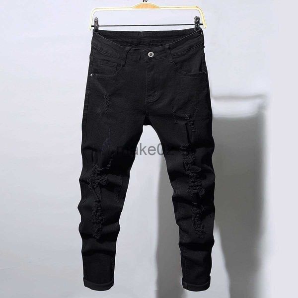 men's jeans men slim biker ripped long denim trousers skinny jeans pocket young man jogging pants destroyed stretchy black pants x0710, Blue
men's jeans men slim biker ripped long denim trousers skinny jeans pocket young man jogging pants destroyed stretchy black pants x0710, Blue