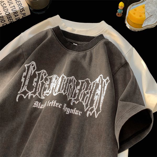 mens tshirts american vintage tshirt washed to do old alphabet print cotton breathable summer short sleeve t shirt men women tee 230710, White;black
mens tshirts american vintage tshirt washed to do old alphabet print cotton breathable summer short sleeve t shirt men women tee 230710, White;black