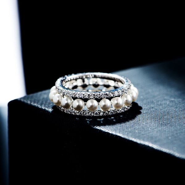 with side stones miqiao 14k white gold filled multi pearls hollow luxury crystal vintage boho royal rings for women wedding couple gift jewe, Silver
with side stones miqiao 14k white gold filled multi pearls hollow luxury crystal vintage boho royal rings for women wedding couple gift jewe, Silver