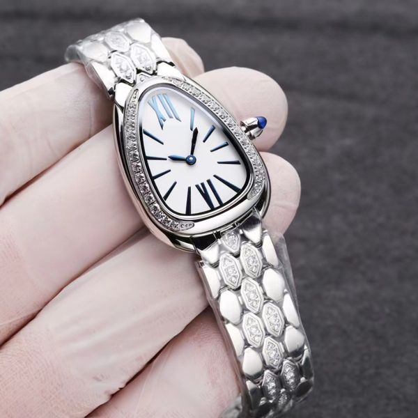 women's swiss eta movement watch casual business diamond set hexagon snake scale bracelet light snake shadow opal dial sapphire mirror, Slivery;brown
women's swiss eta movement watch casual business diamond set hexagon snake scale bracelet light snake shadow opal dial sapphire mirror, Slivery;brown