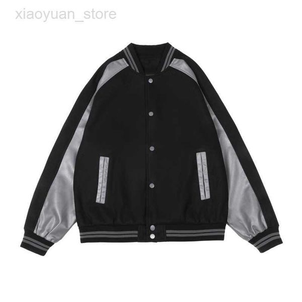 men's jackets baseball uniform men's japanese style solid color leather jacket loose woolen jacket women's fashion item out i, Black;brown
men's jackets baseball uniform men's japanese style solid color leather jacket loose woolen jacket women's fashion item out i, Black;brown