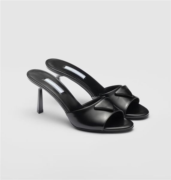 designer women's black brushed leather heeled slides sandals slide sandals shoes with box
designer women's black brushed leather heeled slides sandals slide sandals shoes with box