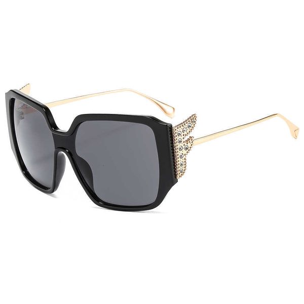 designer sunglasses for men and women fashion large frame sunglasses personalized diamond wings women's luxury uv protection sunglasses, White;black
designer sunglasses for men and women fashion large frame sunglasses personalized diamond wings women's luxury uv protection sunglasses, White;black