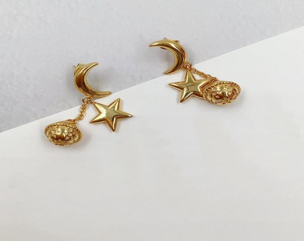 luxury designer gold color stars moon charm dangle drop earrings stud fashion eardrop for women lady bride wedding engagement part2145689, Silver
luxury designer gold color stars moon charm dangle drop earrings stud fashion eardrop for women lady bride wedding engagement part2145689, Silver