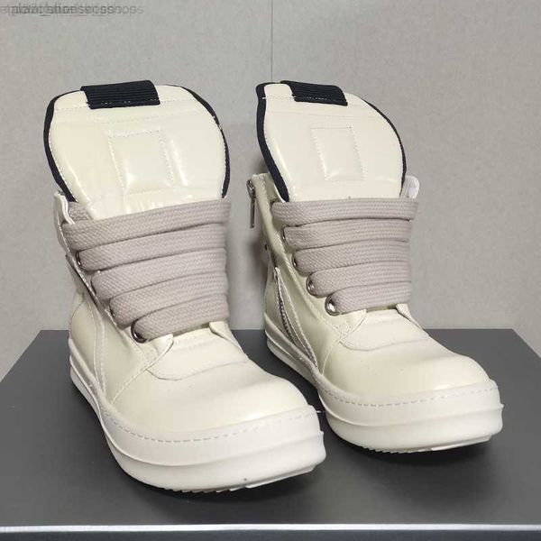 rick shoes high triangle men' women's casual shoes ro owens cowhide sports ankle boots, Black
rick shoes high triangle men' women's casual shoes ro owens cowhide sports ankle boots, Black