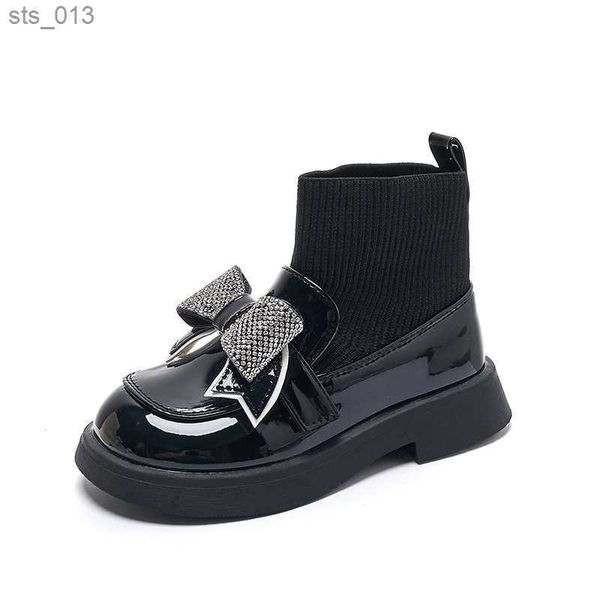 children ankle boots for girls hook loop 2023 glossy simple rhinestones bow casual princess sock boots casual kids fashion pu l230518, Black;grey
children ankle boots for girls hook loop 2023 glossy simple rhinestones bow casual princess sock boots casual kids fashion pu l230518, Black;grey