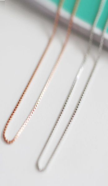 925 sterling silver 1mm rose gold silver thin link box chain necklace women for pendant charms jewelry for girls women italy sta8528615
925 sterling silver 1mm rose gold silver thin link box chain necklace women for pendant charms jewelry for girls women italy sta8528615