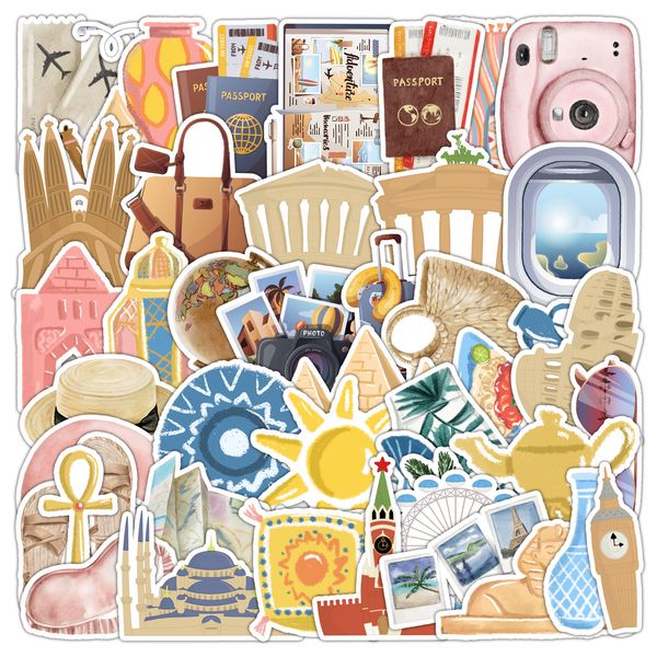 50pcs travel stickers pack waterproof vinyl stickers non-random for car bike luggage lapskateboard scrapbook water bottle decal
50pcs travel stickers pack waterproof vinyl stickers non-random for car bike luggage lapskateboard scrapbook water bottle decal