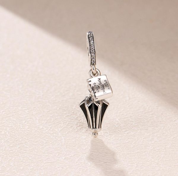 925 sterling silver mary poppins' umbrella charm bead with enamel fit european charm bracelet & necklace4298645, Black
925 sterling silver mary poppins' umbrella charm bead with enamel fit european charm bracelet & necklace4298645, Black
