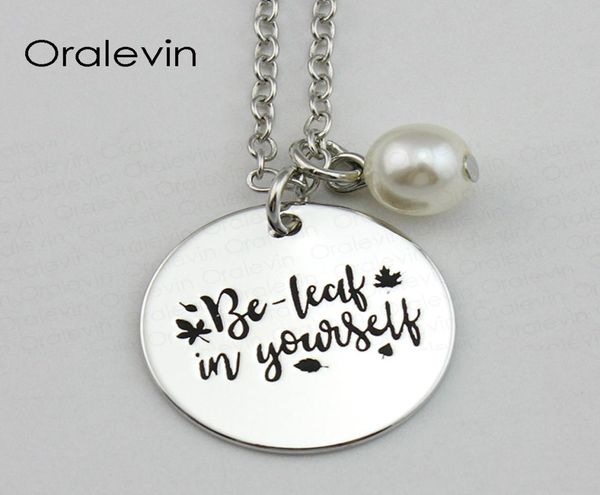 beleaf in yourself inspirational hand stamped engraved accessories custom charm pendant necklace gift jewelry18inch10pcslot 9870120, Silver
beleaf in yourself inspirational hand stamped engraved accessories custom charm pendant necklace gift jewelry18inch10pcslot 9870120, Silver