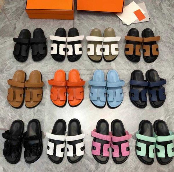 women's designer sandals h platform slippers men slides thick bottom flip flops summer flat shoes casual beach sandale genuine leather, Black
women's designer sandals h platform slippers men slides thick bottom flip flops summer flat shoes casual beach sandale genuine leather, Black