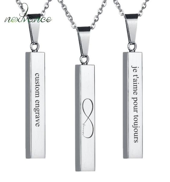 nextvance custom square strip pendant necklace engraved name bar necklace for women men personalized gift geometric jewelry3791187, Silver
nextvance custom square strip pendant necklace engraved name bar necklace for women men personalized gift geometric jewelry3791187, Silver