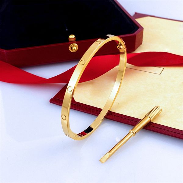 charm bracelets designer men love bangle gold bracelet for women with screwdriver cuff wedding party valentine's day gift stainless ste, Golden;silver
charm bracelets designer men love bangle gold bracelet for women with screwdriver cuff wedding party valentine's day gift stainless ste, Golden;silver