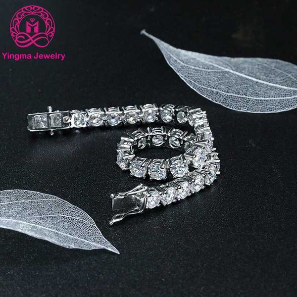 popular charm bracelets hip hop jewelry design round brilliant cut 18k white gold 4mm moissanite tennis bracelet for gift party, Silver
popular charm bracelets hip hop jewelry design round brilliant cut 18k white gold 4mm moissanite tennis bracelet for gift party, Silver