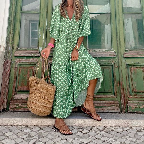 basic casual dresses women long dress bohemian beach dress cotton plus size v neck casual elegant dress maxi dress loose robe female vestido, Black;gray
basic casual dresses women long dress bohemian beach dress cotton plus size v neck casual elegant dress maxi dress loose robe female vestido, Black;gray