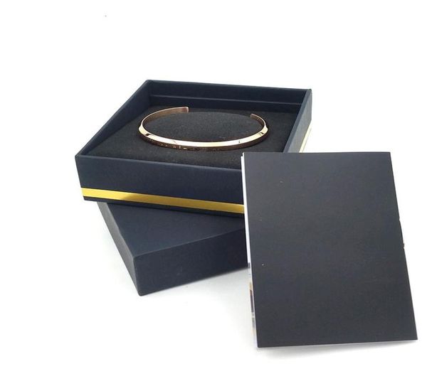 love c bracelets cuff with original box rose gold silver bangle all stainless steel bracelet women and mens bracelet jewelry set9010920, Black
love c bracelets cuff with original box rose gold silver bangle all stainless steel bracelet women and mens bracelet jewelry set9010920, Black