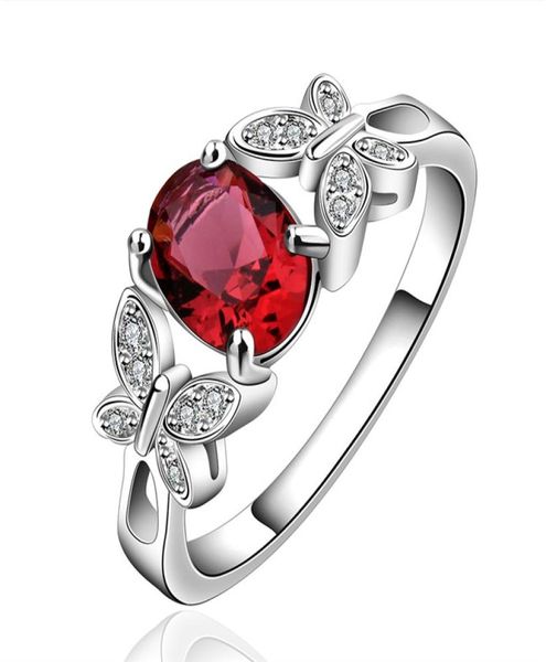 plated sterling silver double butterfly red zircon ring djsr648 us size 7 classic women039s 925 silver plate with side stones 3550907, Golden;silver
plated sterling silver double butterfly red zircon ring djsr648 us size 7 classic women039s 925 silver plate with side stones 3550907, Golden;silver