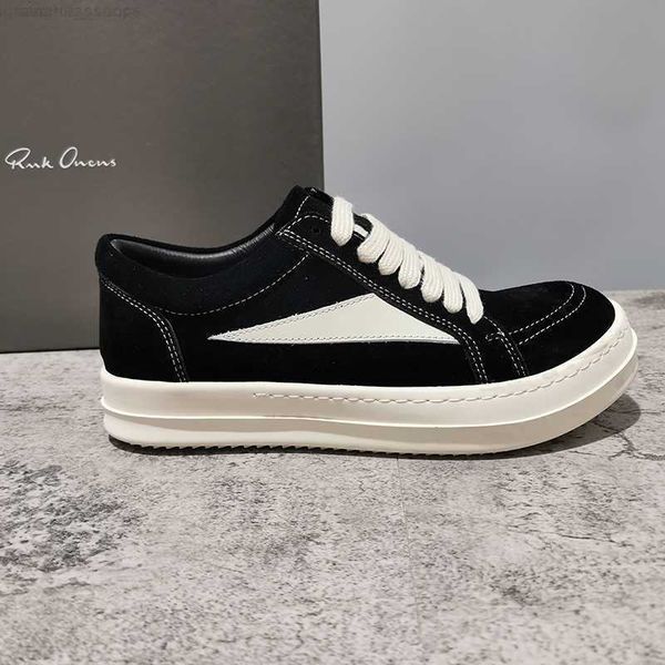 rick shoes casual canvas shoes ro owens thick laces and low men's and women's sports shoes, Black
rick shoes casual canvas shoes ro owens thick laces and low men's and women's sports shoes, Black