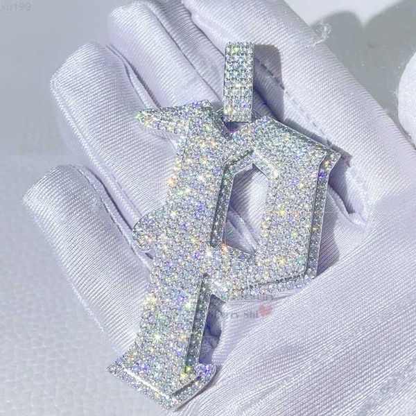 pass diamond tester hip hop iced out classic design moissanite diamond letter pendant, Silver
pass diamond tester hip hop iced out classic design moissanite diamond letter pendant, Silver