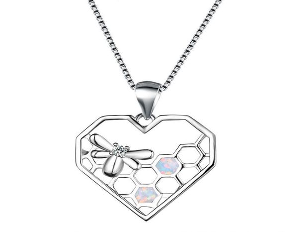 fashion blue white opal charm necklaces for girl heart honeycomb bee animal pendant necklace women boho chain jewelry2856372, Silver
fashion blue white opal charm necklaces for girl heart honeycomb bee animal pendant necklace women boho chain jewelry2856372, Silver