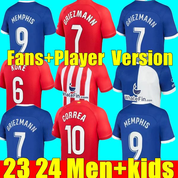 new soccer jerseys 23 24 men kids kit home away 3rd suarez griezmann joao felix 2022 2023 atletico m. llorente madrid correa koke lemar carr, Black;yellow
new soccer jerseys 23 24 men kids kit home away 3rd suarez griezmann joao felix 2022 2023 atletico m. llorente madrid correa koke lemar carr, Black;yellow