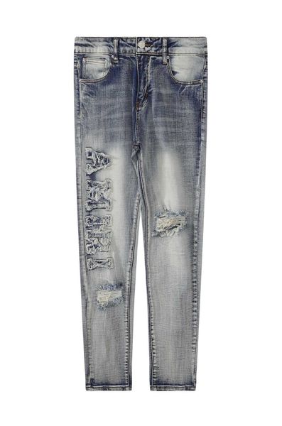 designer jeans high street jeans slim ripped pants summer jeans men's thin stretch slim fit casual no iron straight loose cotton soft, Blue
designer jeans high street jeans slim ripped pants summer jeans men's thin stretch slim fit casual no iron straight loose cotton soft, Blue
