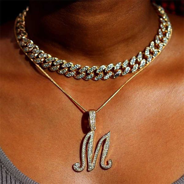 pendant necklaces a z cursive initial letter full rhinestone necklace for women fashion alphabet rope chain hip hop jewelry 230613, Silver
pendant necklaces a z cursive initial letter full rhinestone necklace for women fashion alphabet rope chain hip hop jewelry 230613, Silver